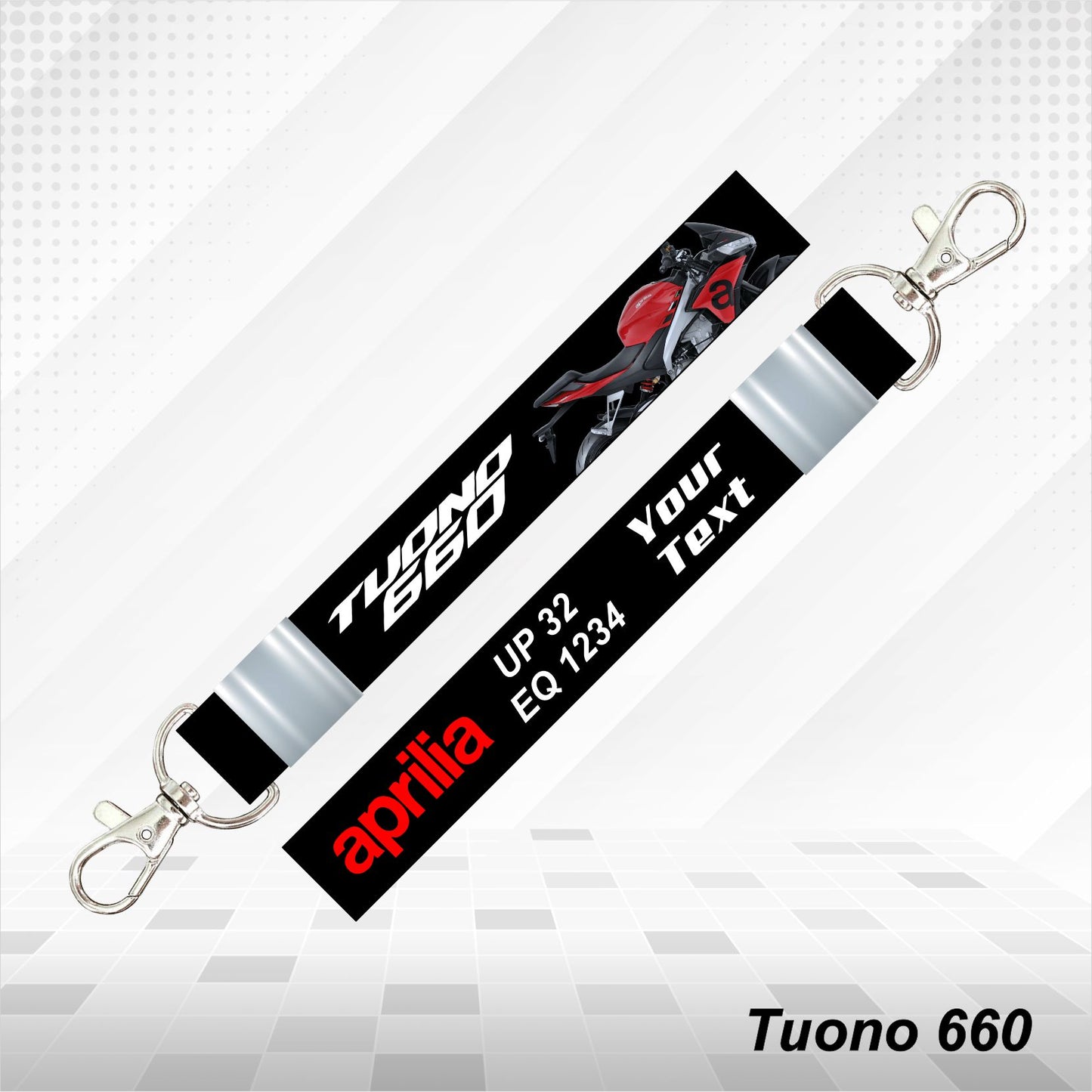 Tuono 660 - Personalized Aprilia Keychain - Wood, Acrylic, Metal Printed, Lanyard