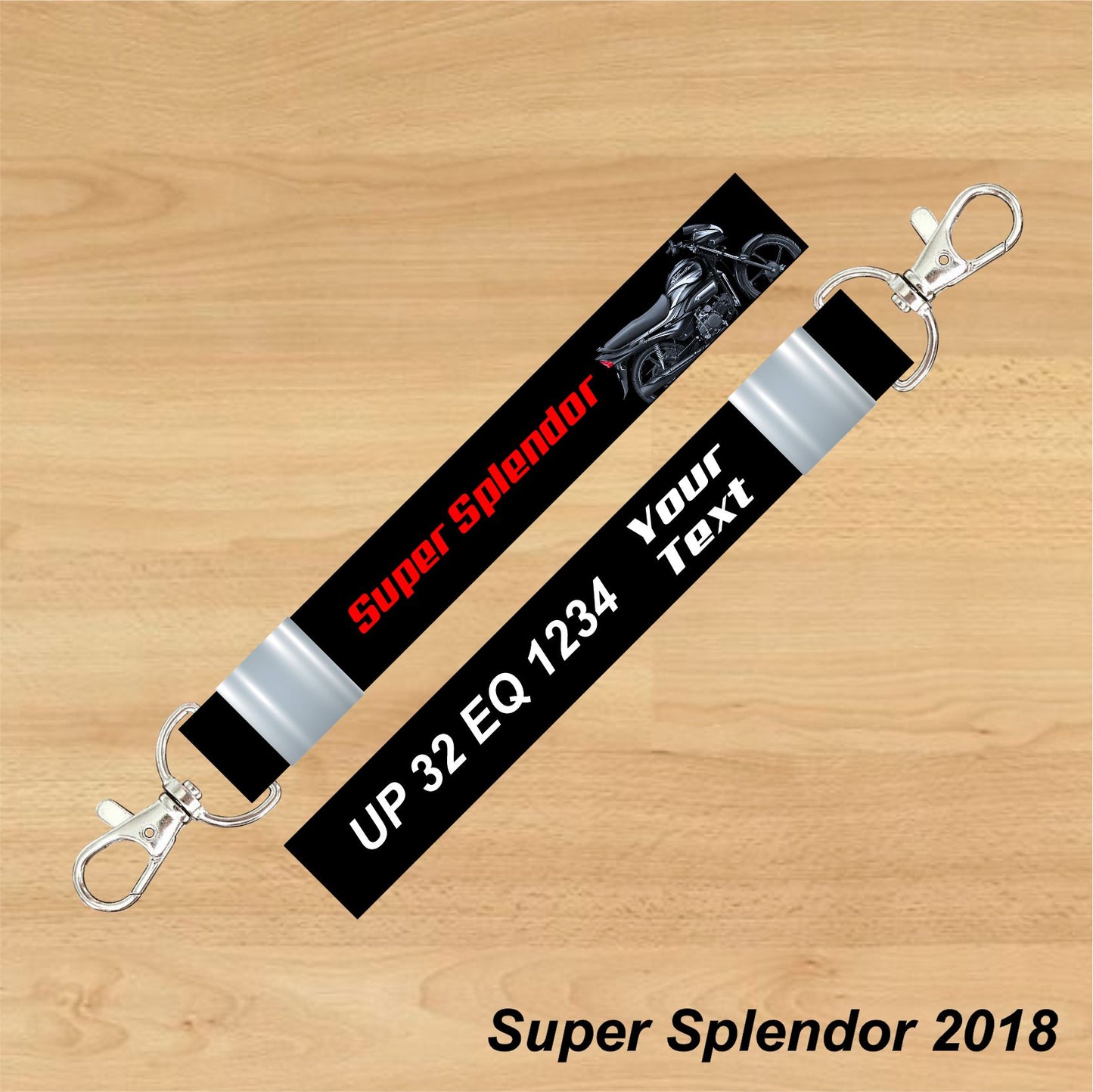 Super Splendor 2018 - Personalized Hero Keychain - Wood, Acrylic, Metal Printed