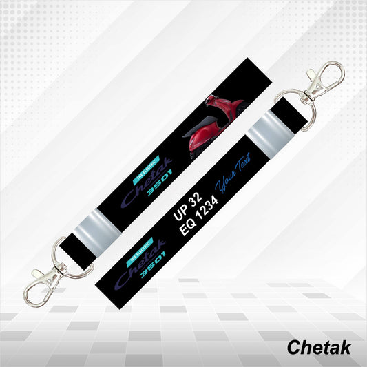 Chetak - Personalized Bajaj Keychain - Wood, Acrylic, Metal Printed