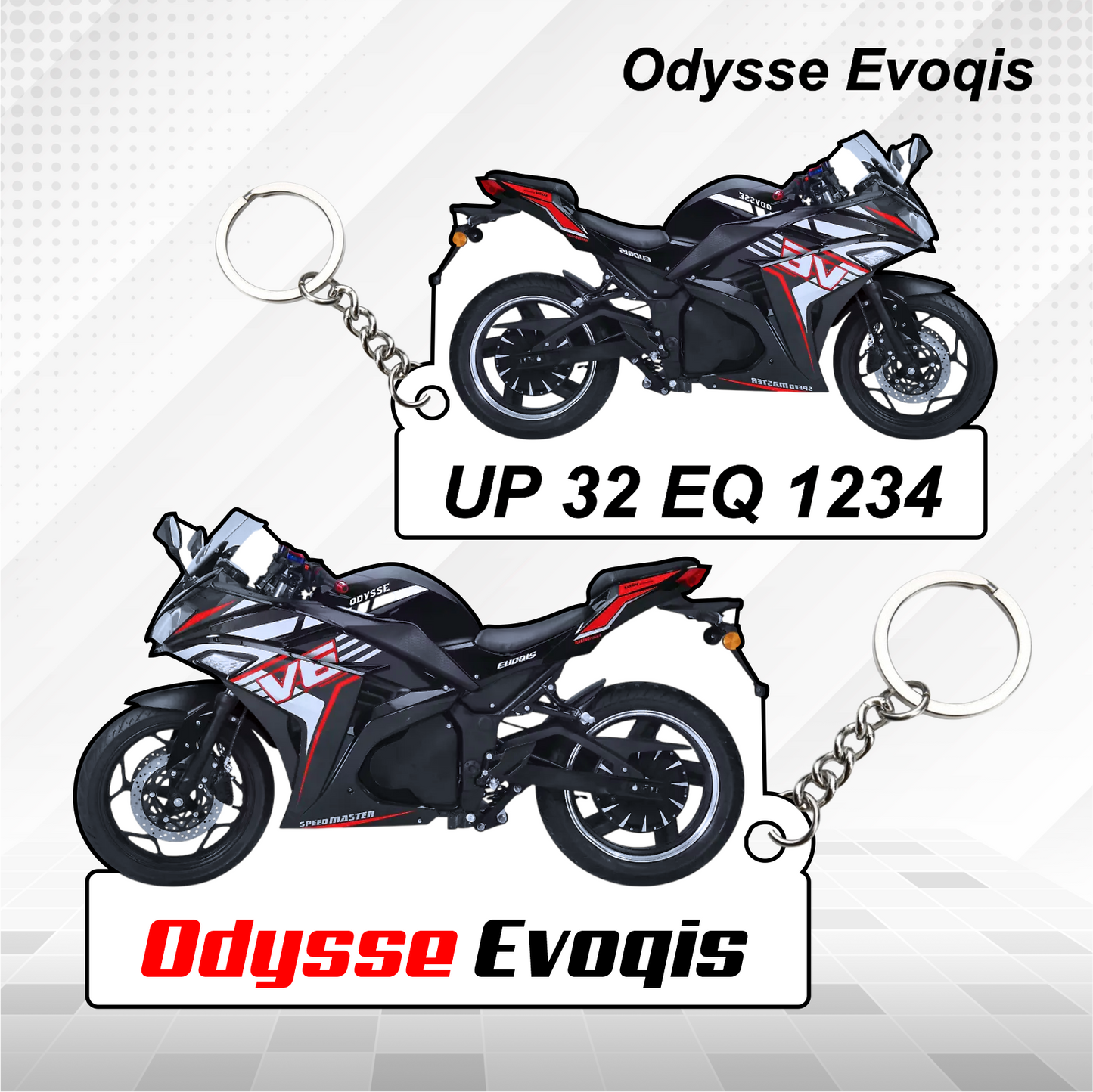 Odysse Bikes - All Models - Personalized Odysse Printed Keychain