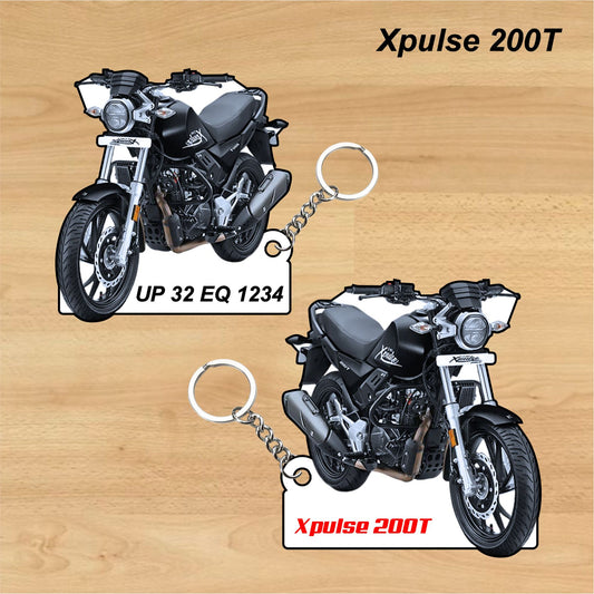 Xpulse 200T - Personalized Hero Keychain - Wood, Acrylic, Metal Printed