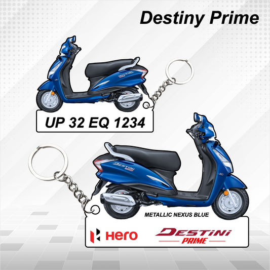 Hero DESTINI PRIME - Personalized Hero Keychain - Wood, Acrylic, Metal Printed