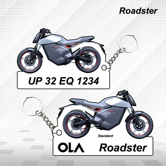 OLA Roadster - Personalized Keychain - Wood, Acrylic, Metal Printed