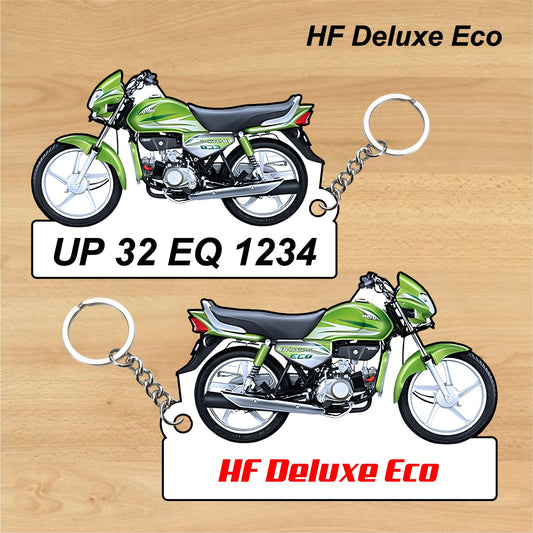 HF Deluxe Eco - Personalized Hero Keychain - Wood, Acrylic, Metal Printed