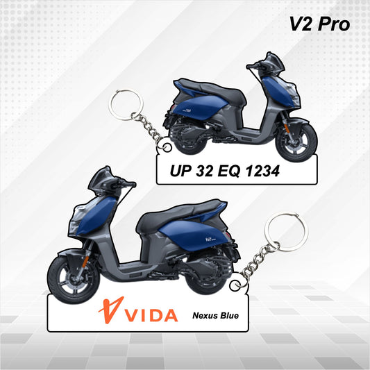 VIDA V2 Pro - Personalized Hero Keychain - Wood, Acrylic, Metal Printed