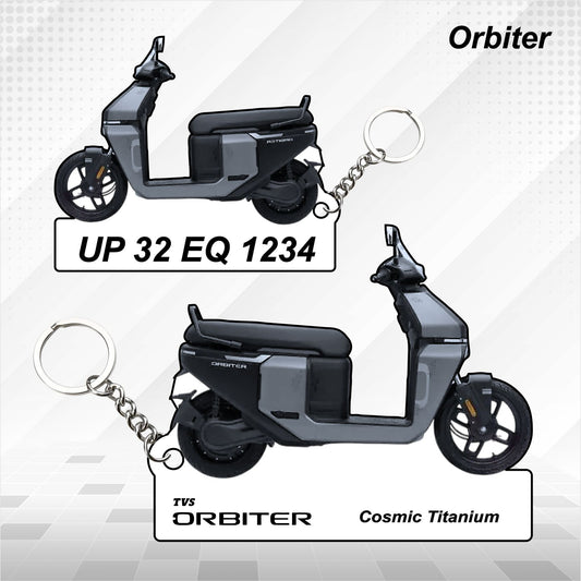 TVS Orbiter - Personalized TVS Keychain - Wood, Acrylic, Metal Printed