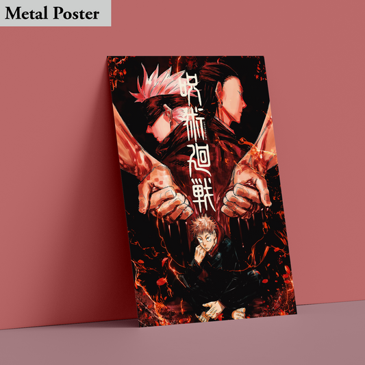 Metal Poster - Jujutsu Kaisen - Anime