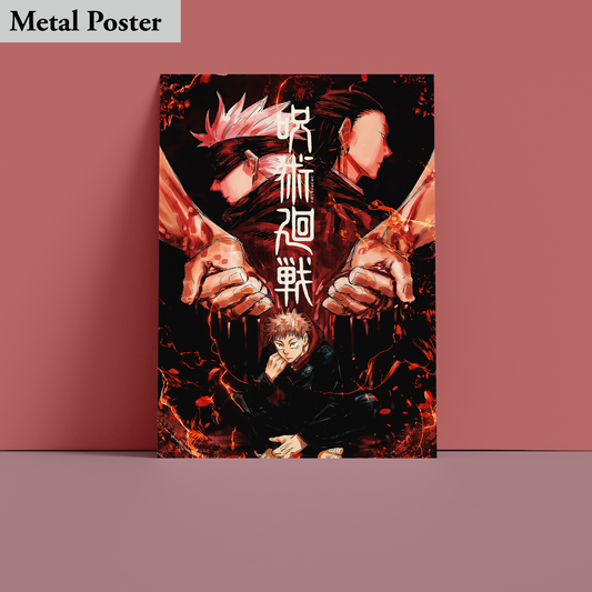 Metal Poster - Jujutsu Kaisen - Anime
