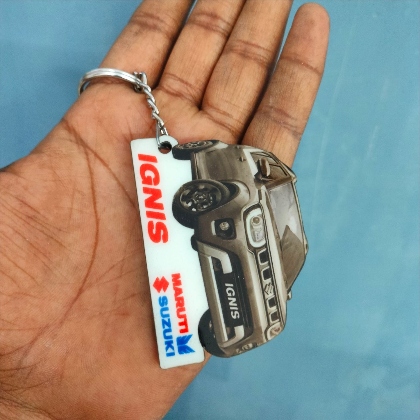 IGNIS - Personalized Maruti Suzuki Nexa Keychain - Wood, Acrylic, Metal Printed