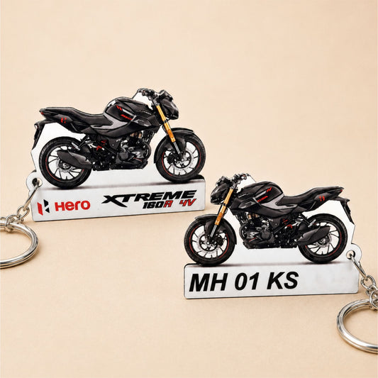 Xtreme 160R 4V - Personalized Hero Keychain - Wood, Acrylic, Metal Printed