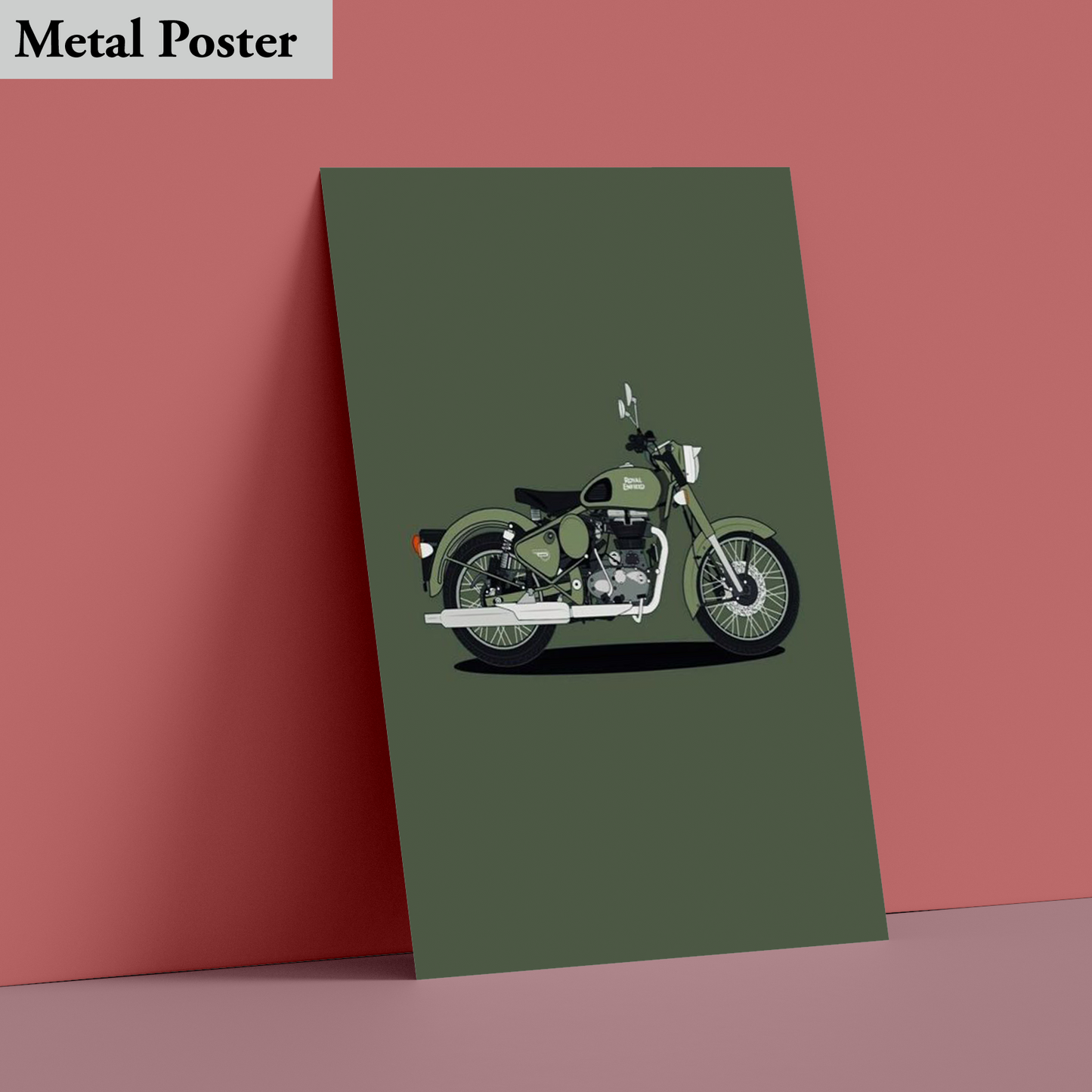 Metal Poster - Bikes -Royal Enfield Classic 350