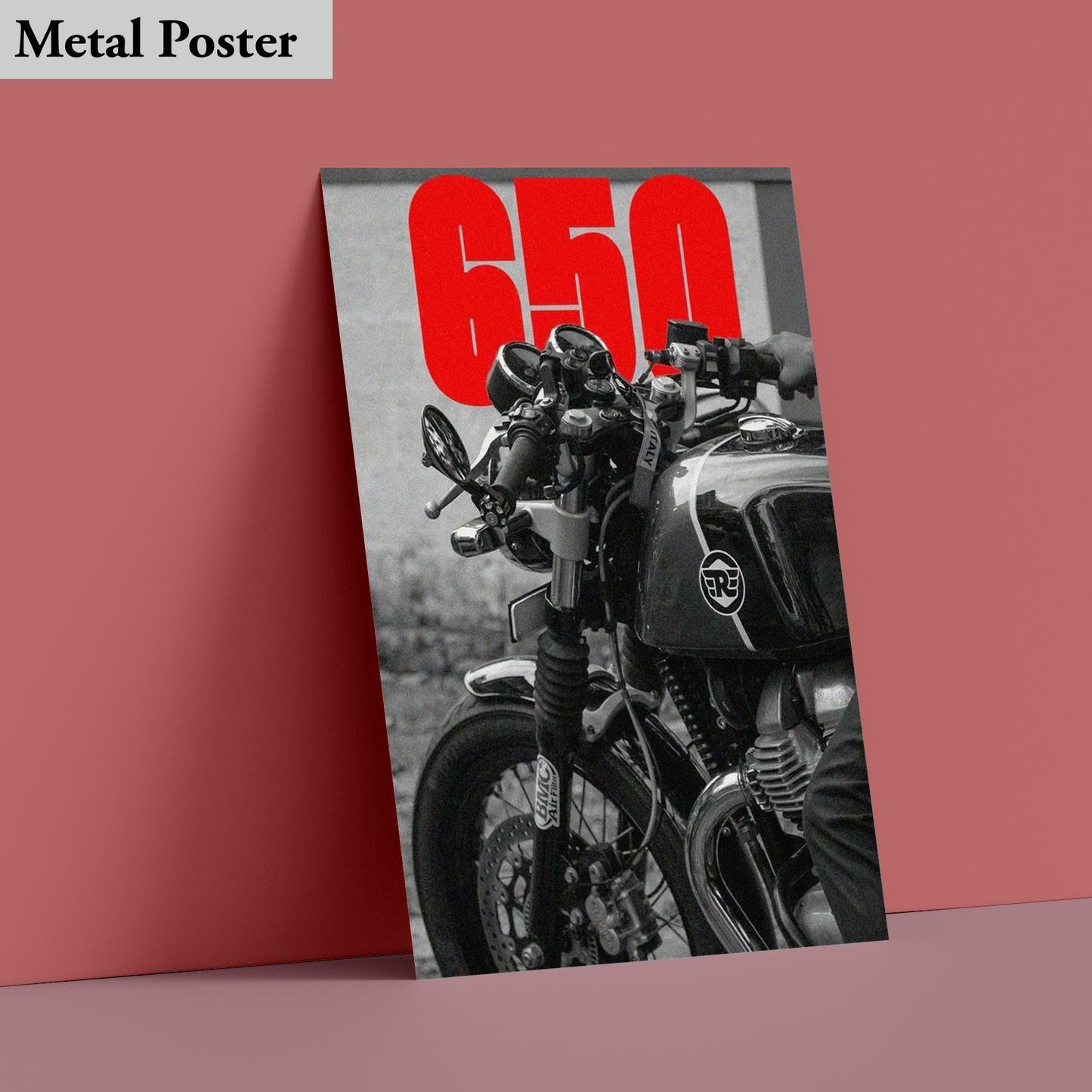 Metal Poster - Bikes -Royal Enfield Continental GT 650