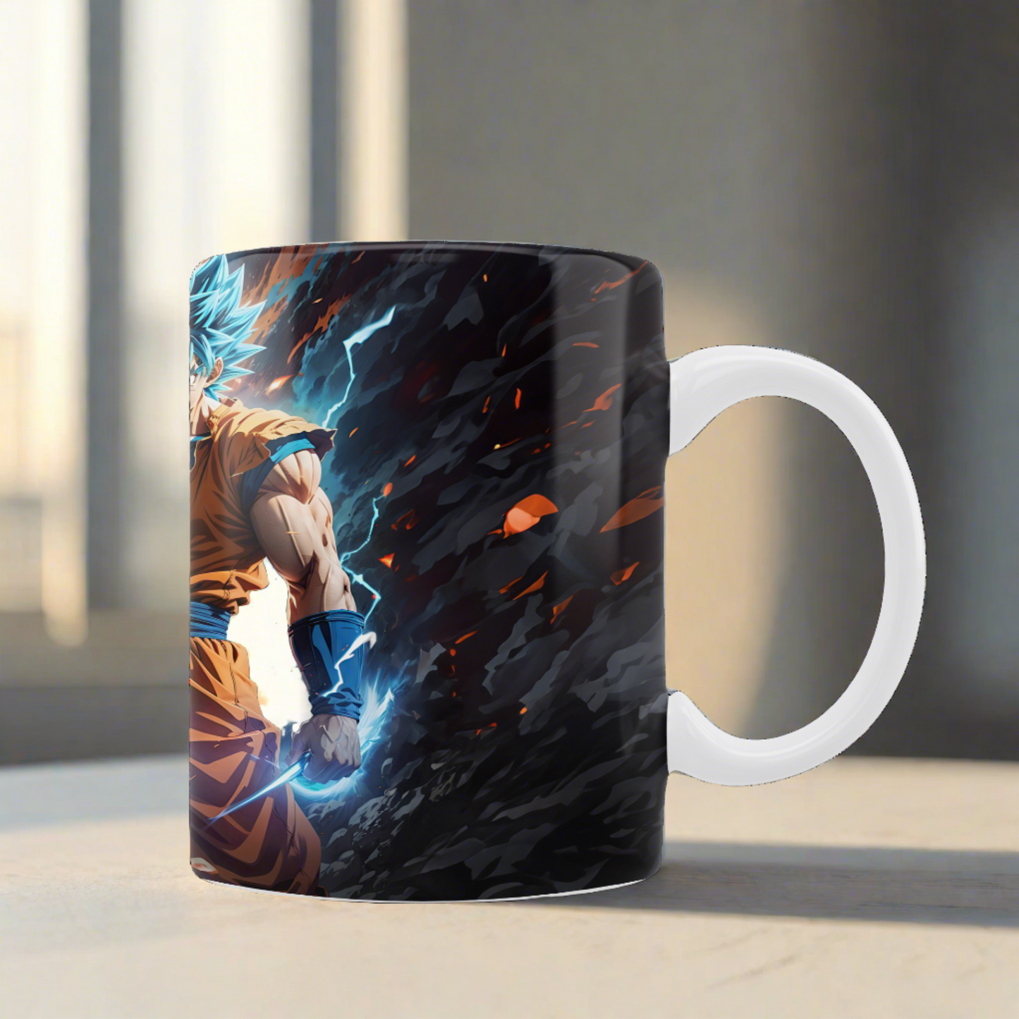 Goku Zenith UV Mug + Keychain Set - Exclusive Dragon Ball Z Gift