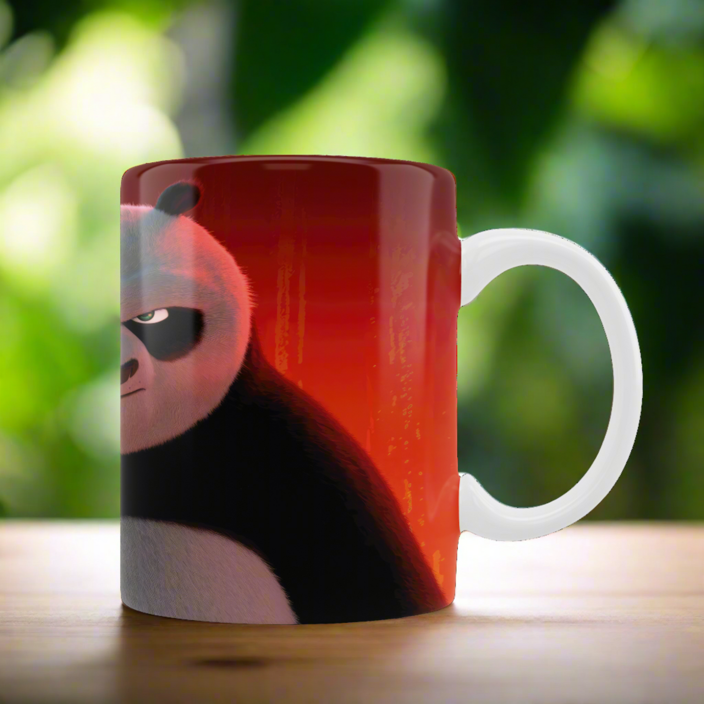 Kung Fu Panda 4 - 2024 Printed Ceramic Mug + Keychain Combo