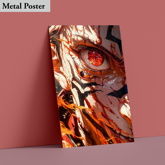 Metal Poster - Anime- Ryomen Sukuna