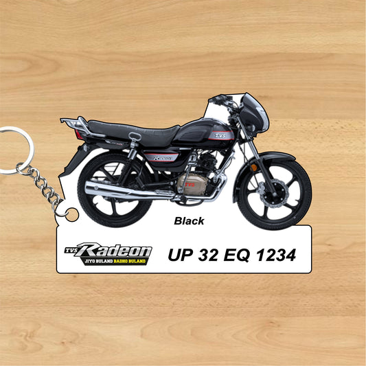 TVS Radeon - Personalized TVS Keychain - Wood, Acrylic, Metal Printed