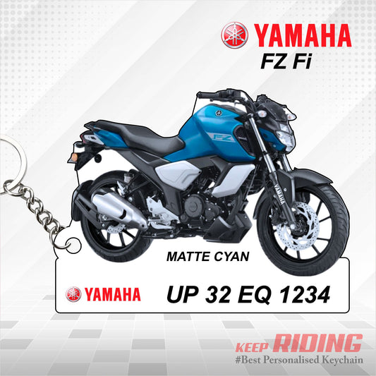 FZ-Fi - Personalized Yamaha Keychain  - Wood, Acrylic, Metal Printed