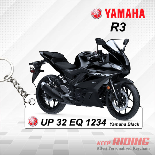 R3 - Personalized Yamaha Keychain - Wood, Acrylic, Metal Printed