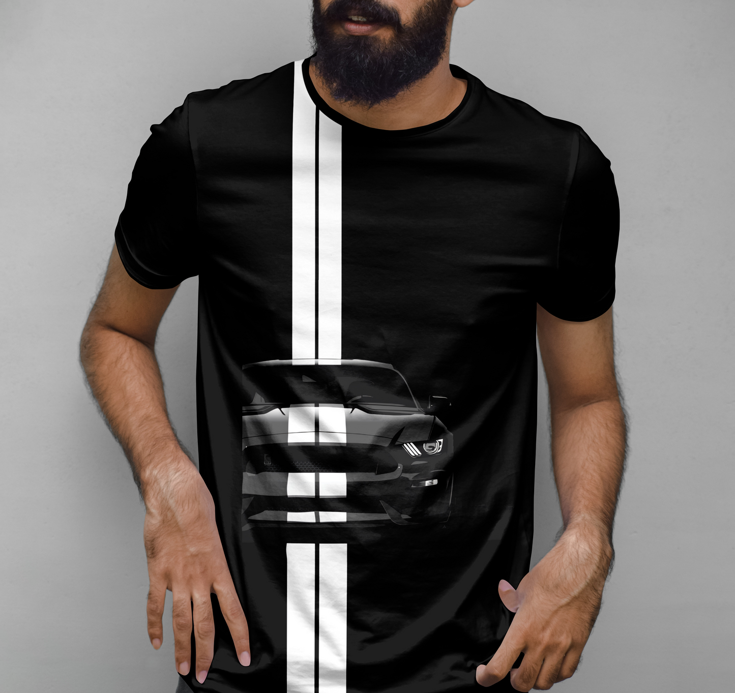 Magnetic GT350 Graphic Printed T-shirt