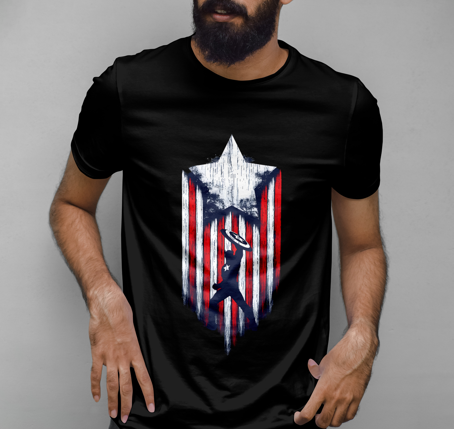 Captain America Graphic Printed T-shirt