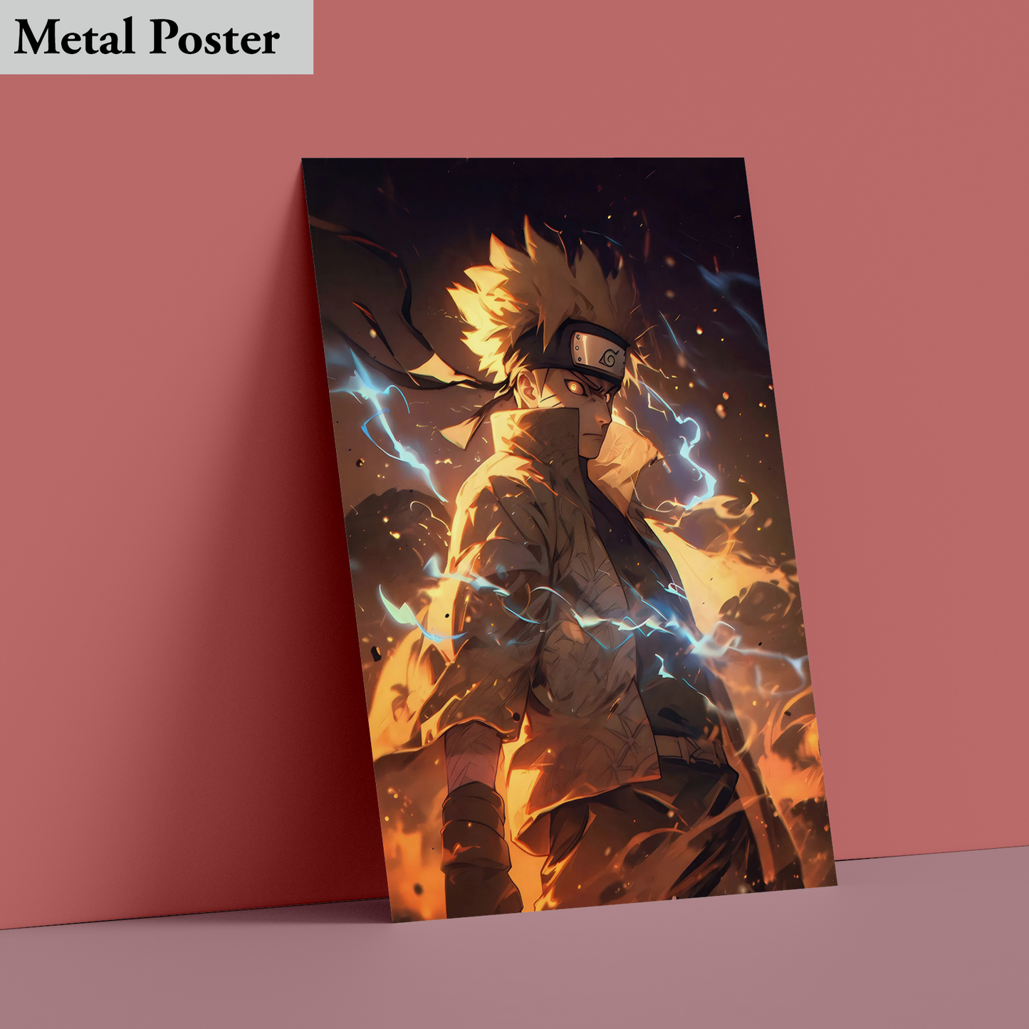 Metal Poster - Anime- Naruto Kyuubi Mode