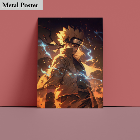 Metal Poster - Anime- Naruto Kyuubi Mode