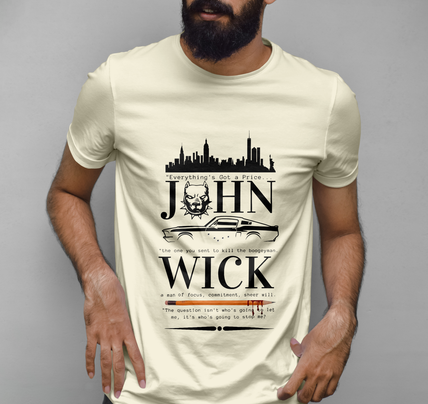 BOOGEYMAN LEGEND - John Wick Graphic Printed T-shirt