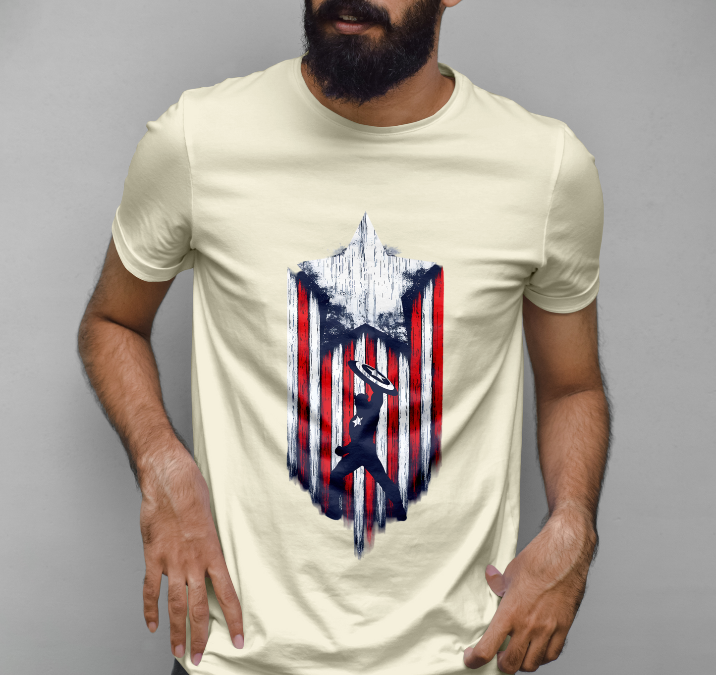 Captain America Graphic Printed T-shirt
