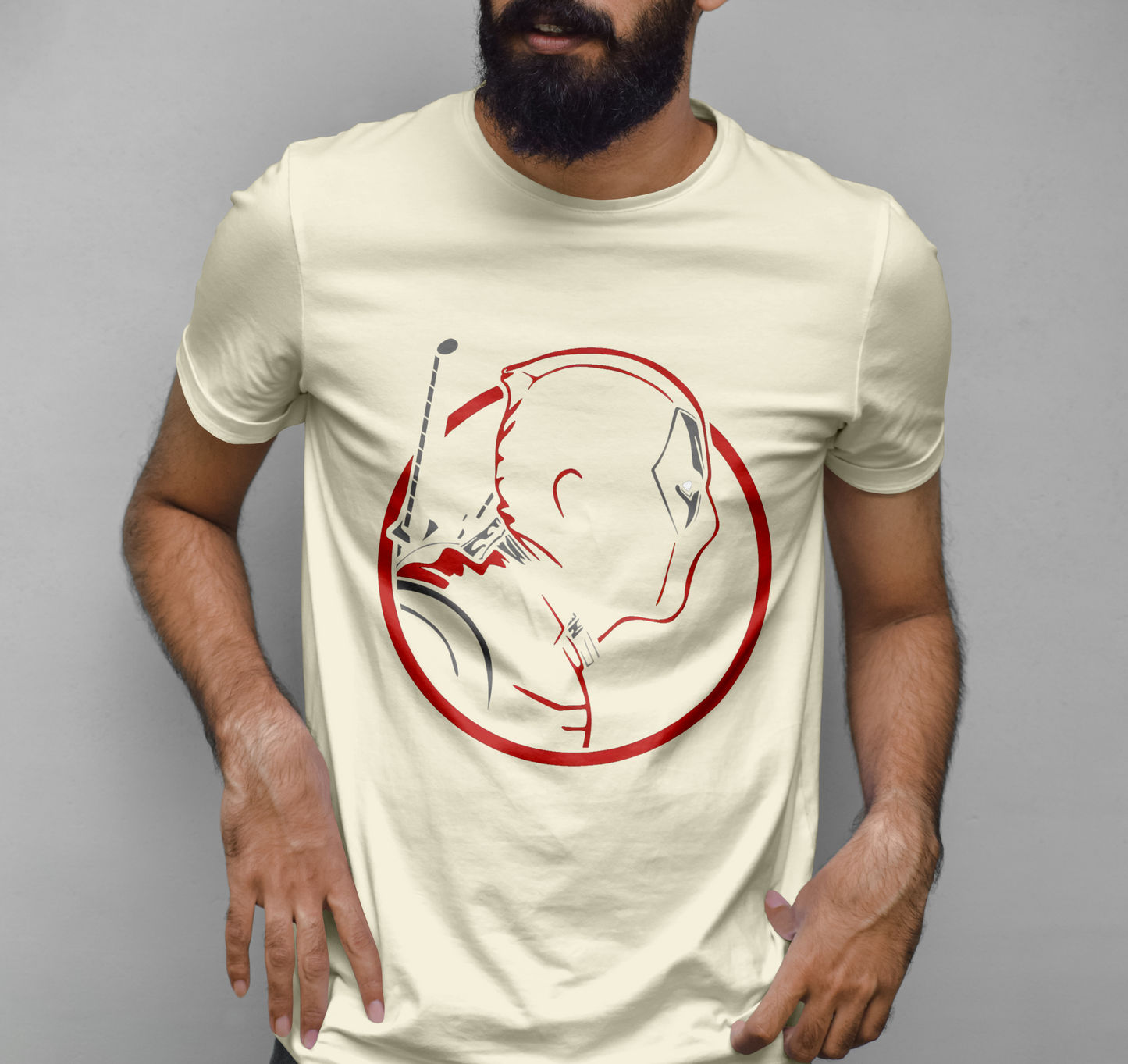 Deadpool Illustrator Graphic Printed T-shirt