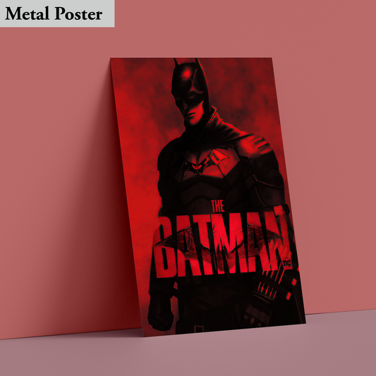 Metal Poster - DC Universe- Robert Pattinson, The Batman