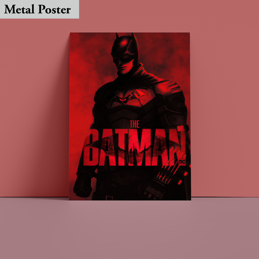 Metal Poster - DC Universe- Robert Pattinson, The Batman