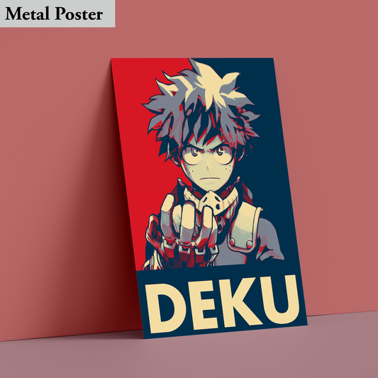 Metal Poster - Anime- My Hero Academia