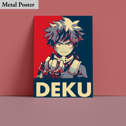 Metal Poster - Anime- My Hero Academia