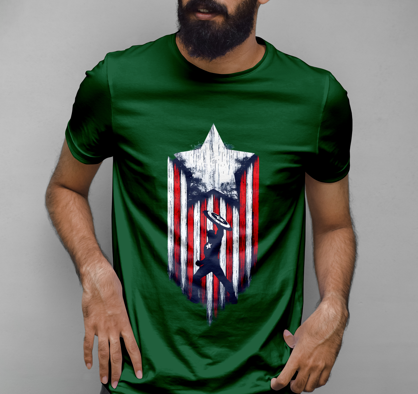 Captain America Graphic Printed T-shirt