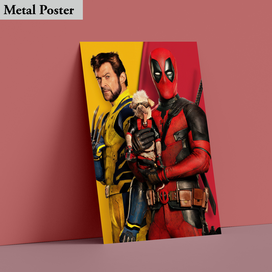 Metal Poster - Marvel - Deadpool And Wolverine