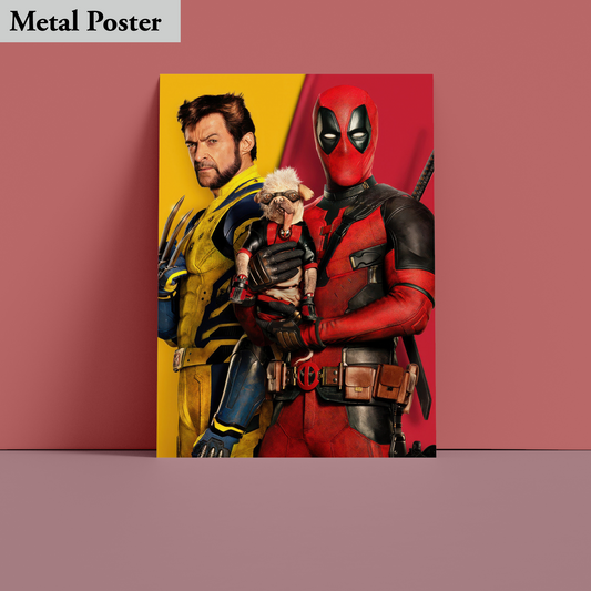 Metal Poster - Marvel - Deadpool And Wolverine