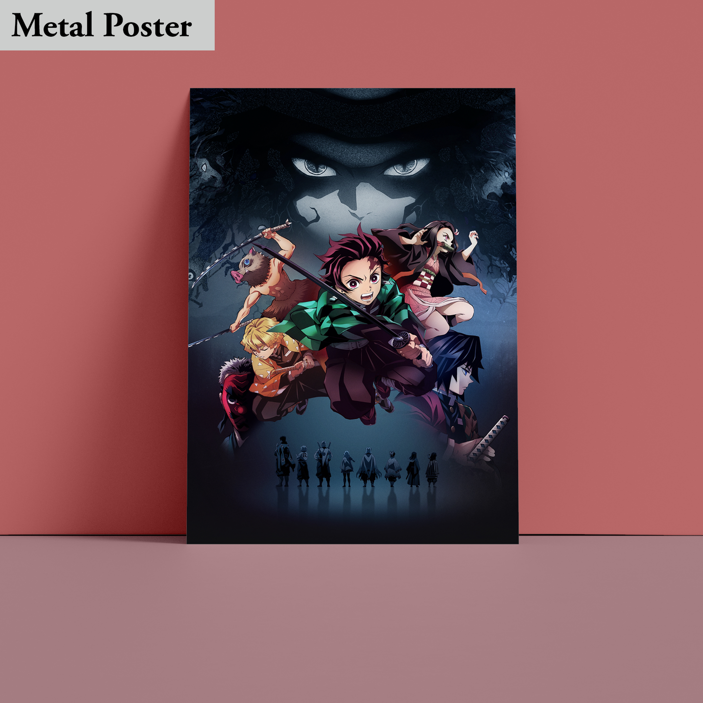 Metal Poster - Anime- Demon Slayer