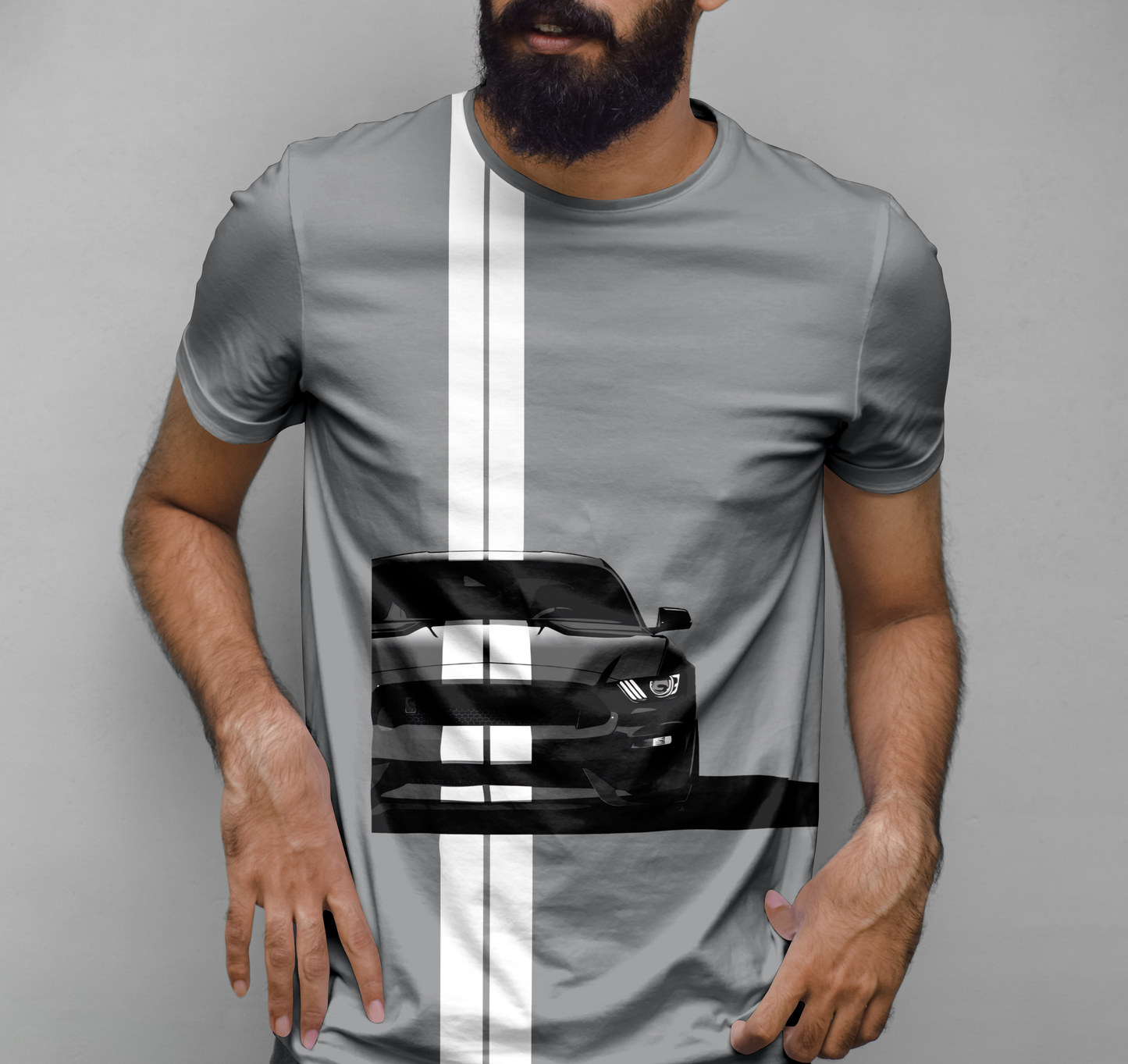 Magnetic GT350 Graphic Printed T-shirt