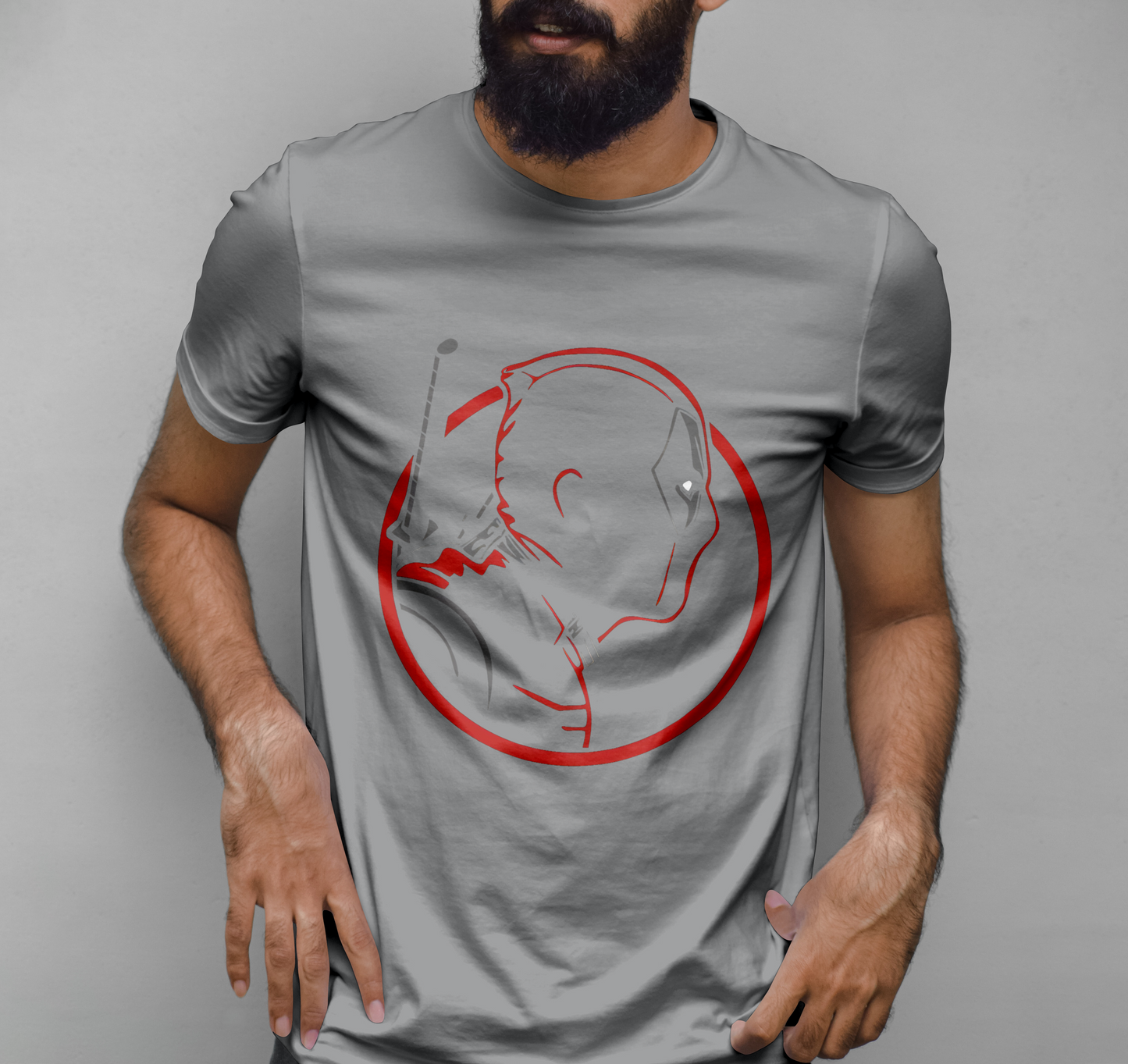 Deadpool Illustrator Graphic Printed T-shirt
