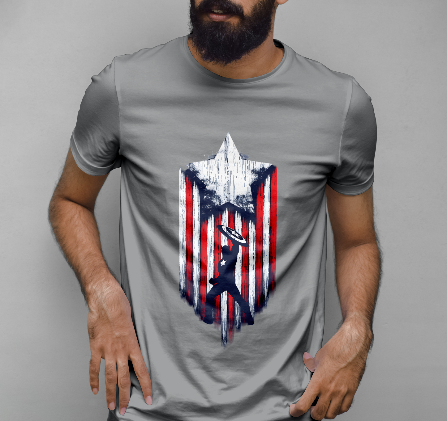 Captain America Graphic Printed T-shirt