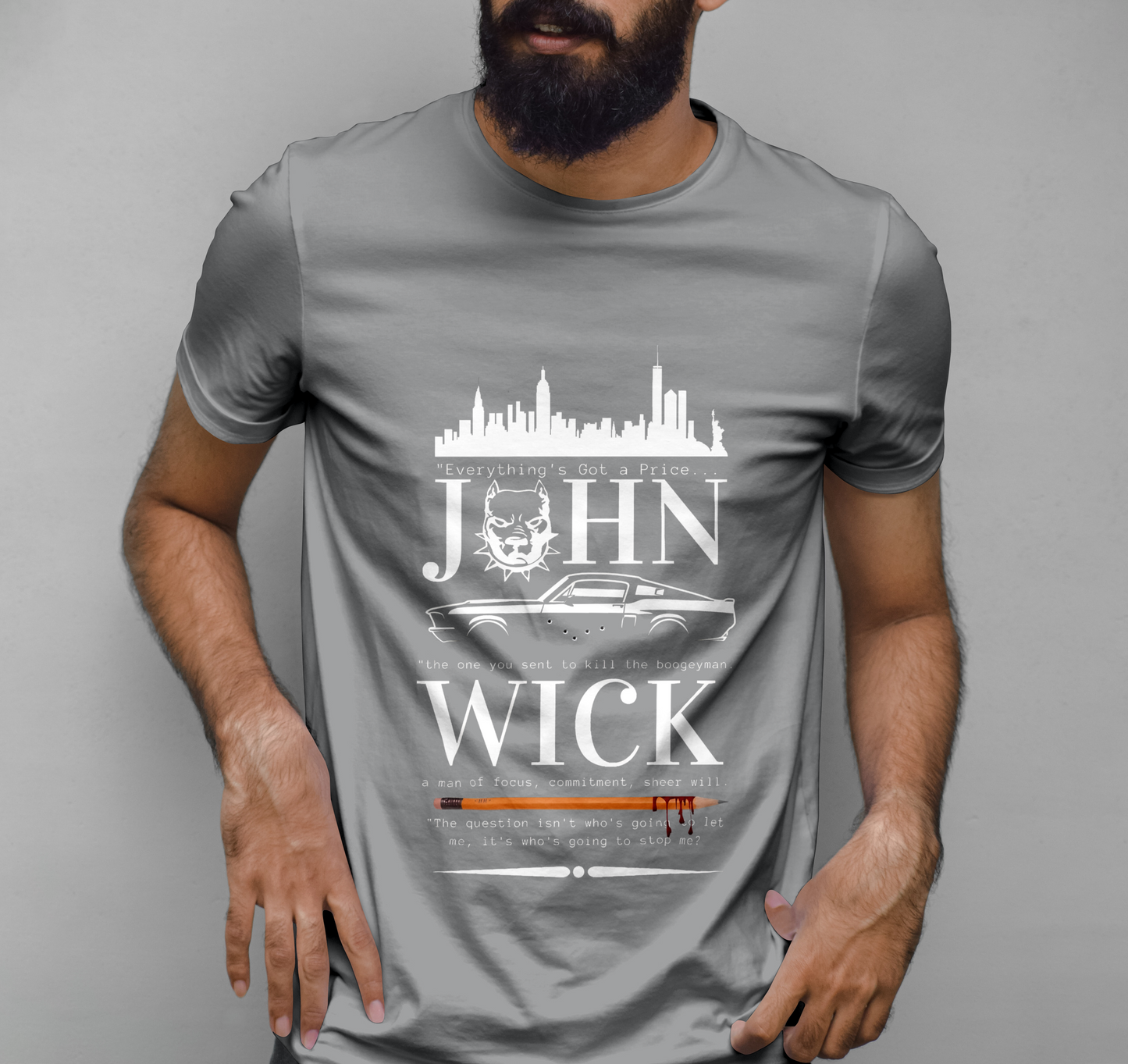 BOOGEYMAN LEGEND - John Wick Graphic Printed T-shirt