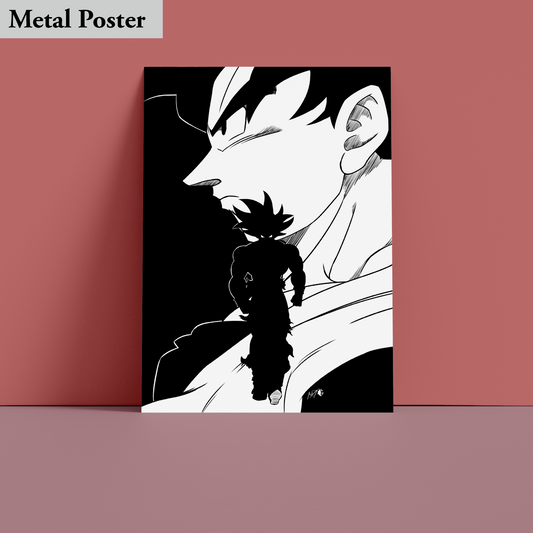 Metal Poster - Goku- Anime