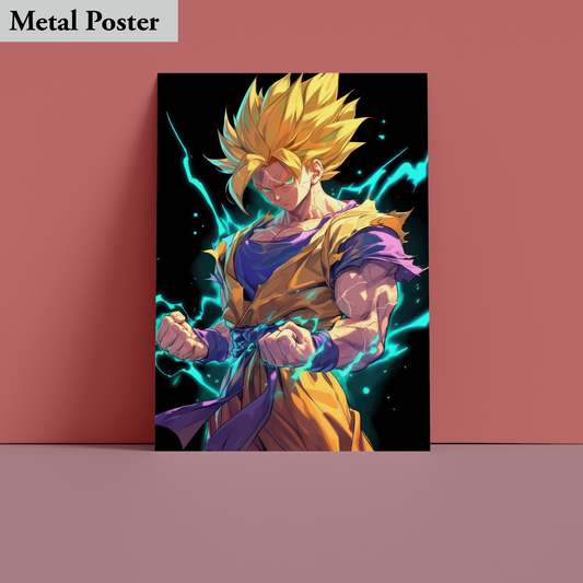 Metal Poster - Goku- Anime