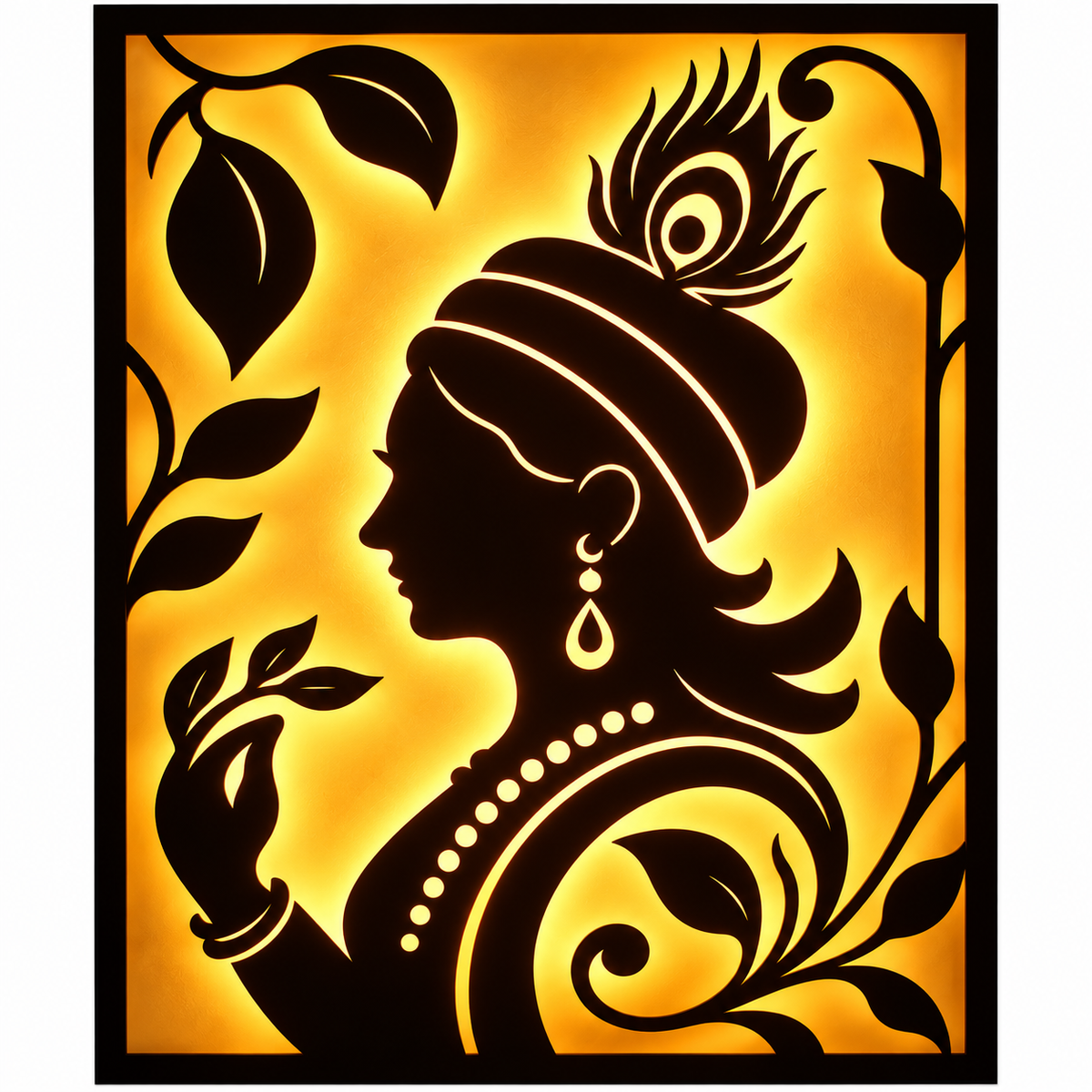 WALL ART LED KRISHNA