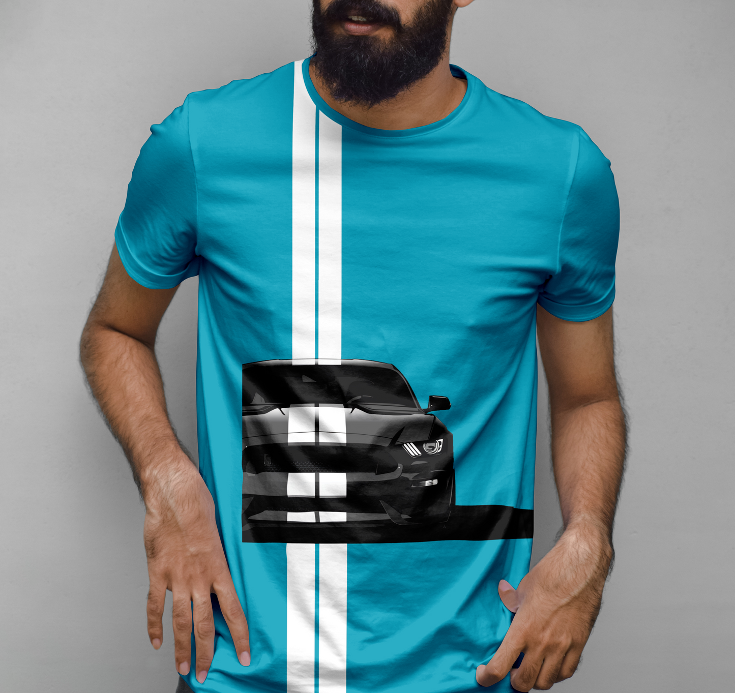 Magnetic GT350 Graphic Printed T-shirt