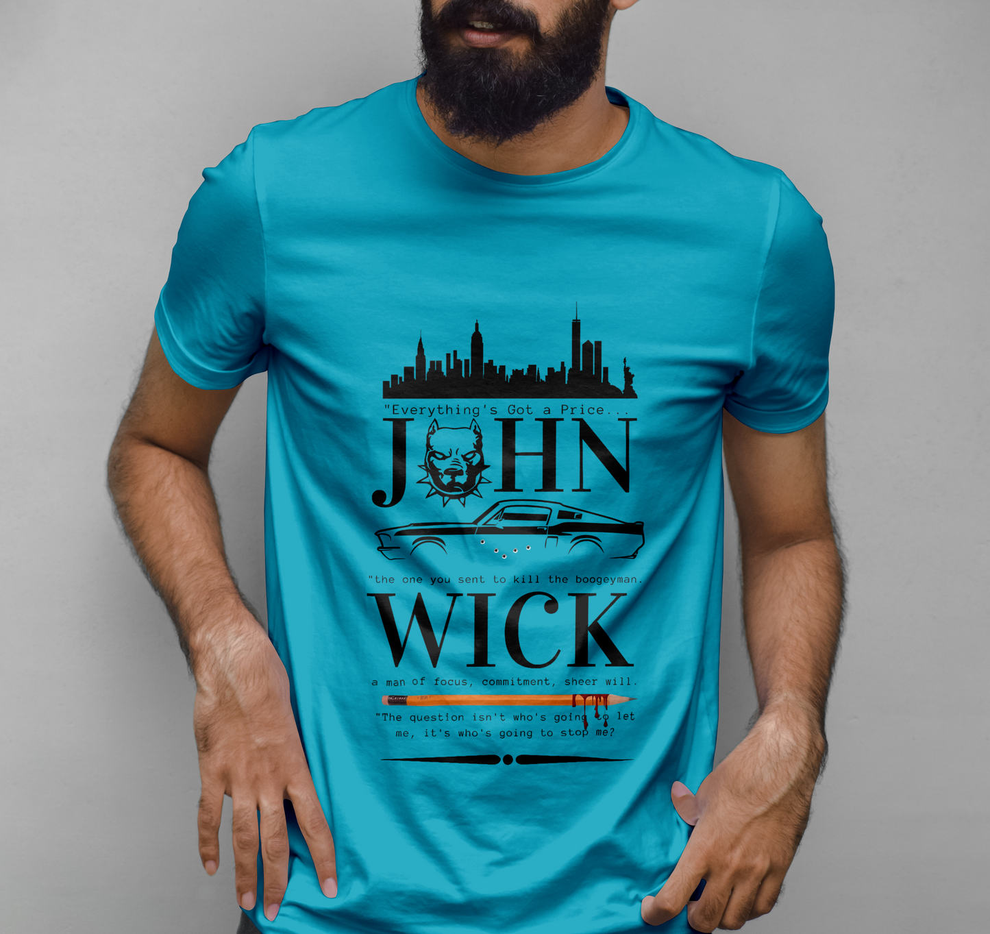 BOOGEYMAN LEGEND - John Wick Graphic Printed T-shirt