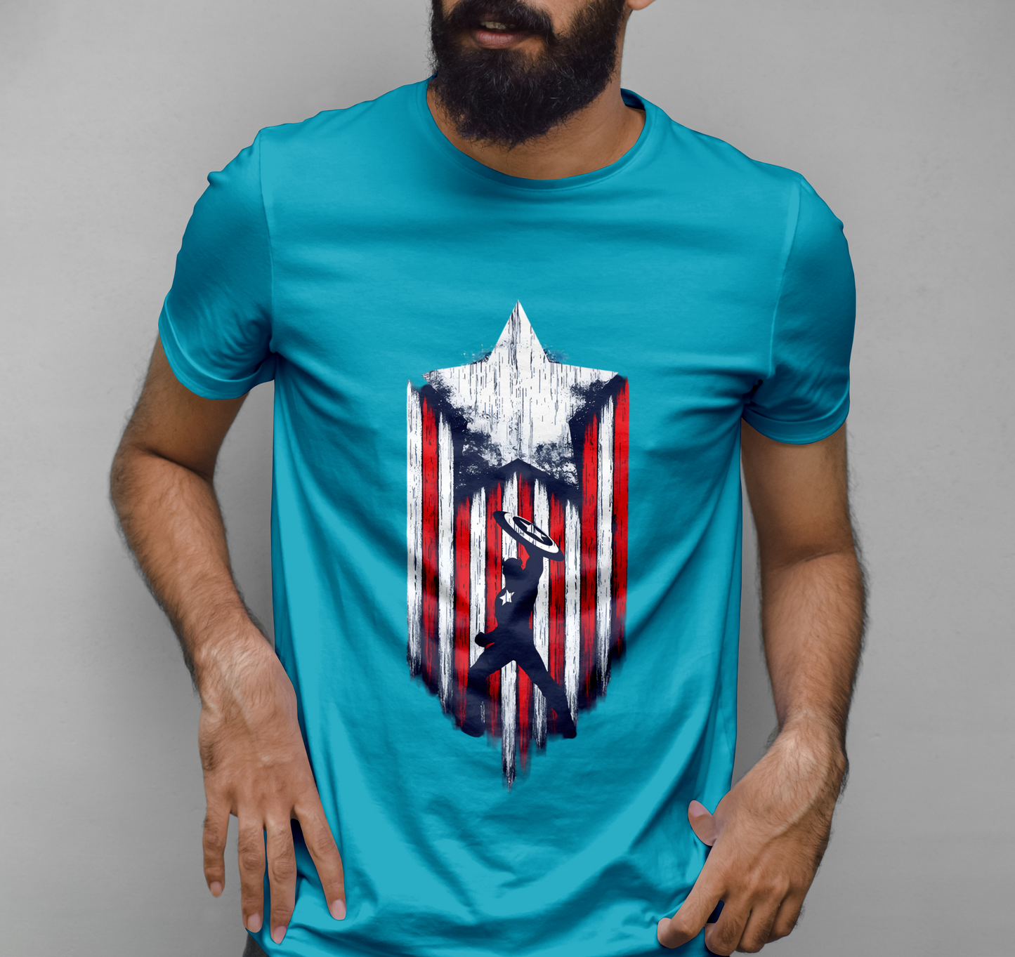 Captain America Graphic Printed T-shirt