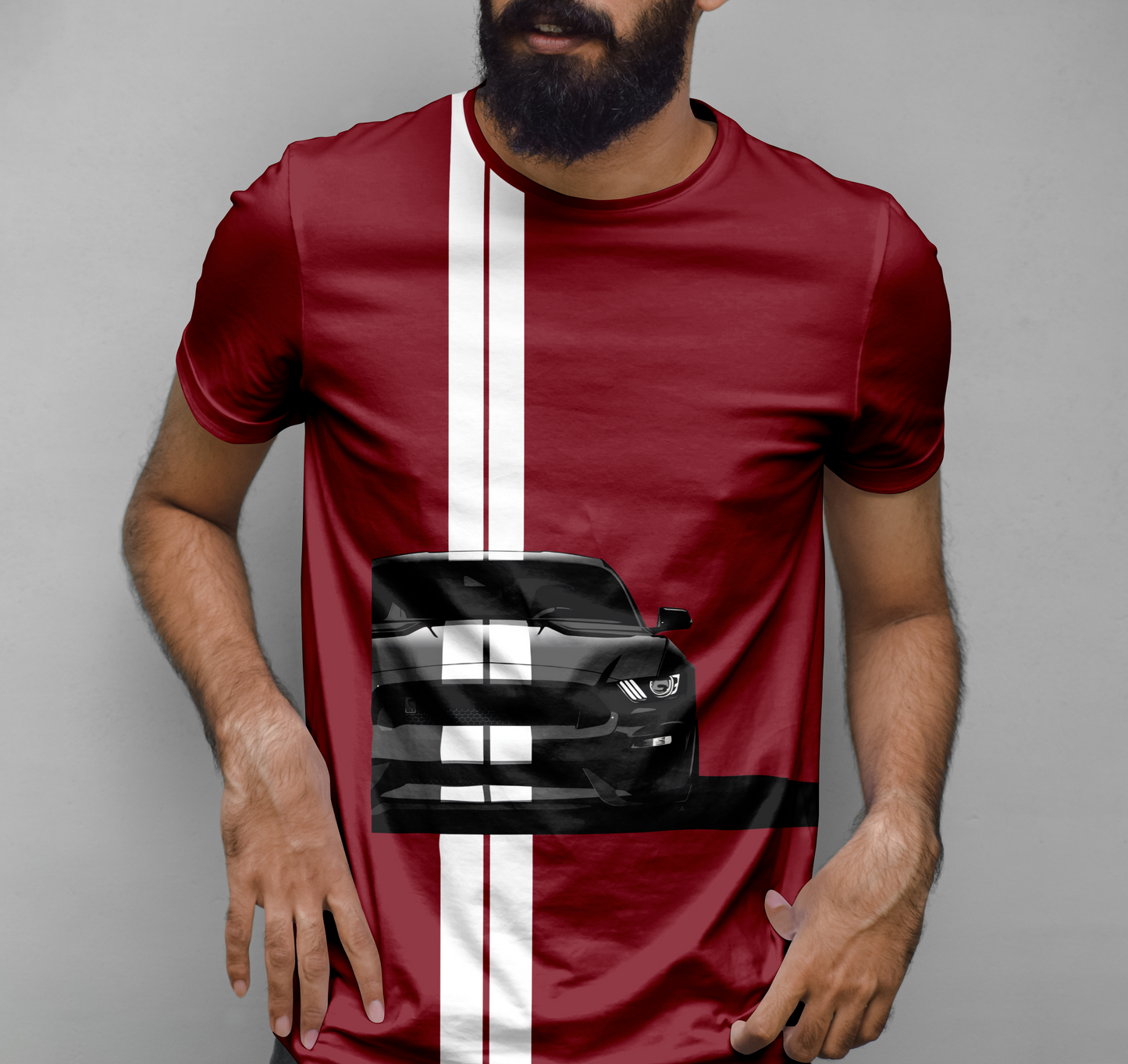 Magnetic GT350 Graphic Printed T-shirt