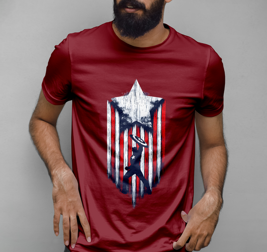 Captain America Graphic Printed T-shirt