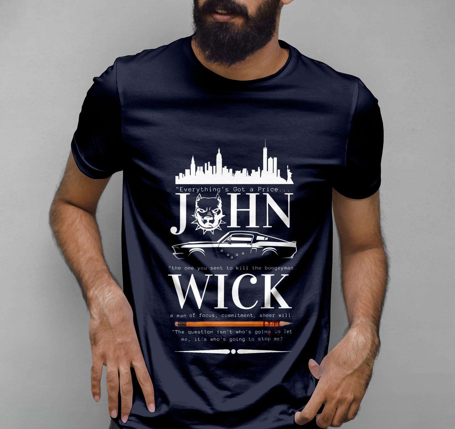 BOOGEYMAN LEGEND - John Wick Graphic Printed T-shirt